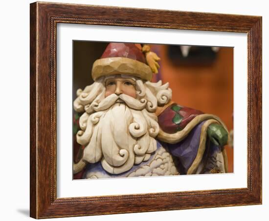 Santa Claus, Christmas Market, Cologne, Germany, Europe-Martin Child-Framed Photographic Print