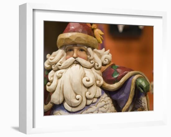 Santa Claus, Christmas Market, Cologne, Germany, Europe-Martin Child-Framed Photographic Print