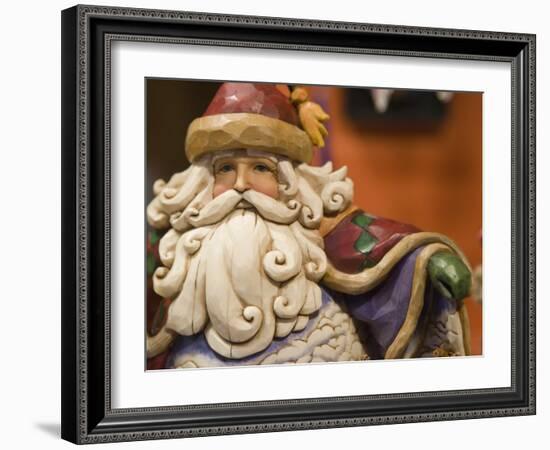 Santa Claus, Christmas Market, Cologne, Germany, Europe-Martin Child-Framed Photographic Print