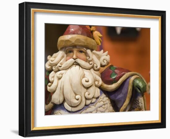 Santa Claus, Christmas Market, Cologne, Germany, Europe-Martin Child-Framed Photographic Print