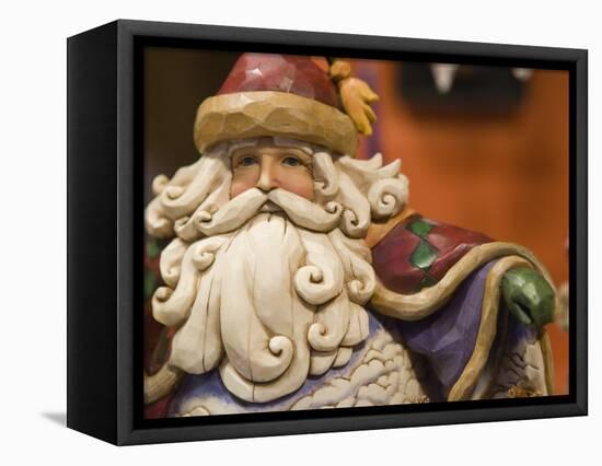 Santa Claus, Christmas Market, Cologne, Germany, Europe-Martin Child-Framed Premier Image Canvas