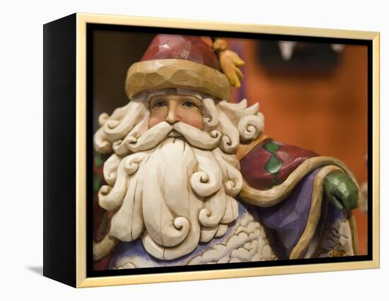 Santa Claus, Christmas Market, Cologne, Germany, Europe-Martin Child-Framed Premier Image Canvas