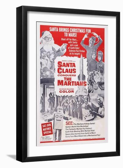 Santa Claus Conquers the Martians, 1964-null-Framed Premium Giclee Print