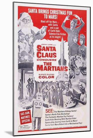 Santa Claus Conquers the Martians, 1964-null-Mounted Art Print