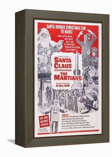 Santa Claus Conquers the Martians, 1964-null-Framed Stretched Canvas