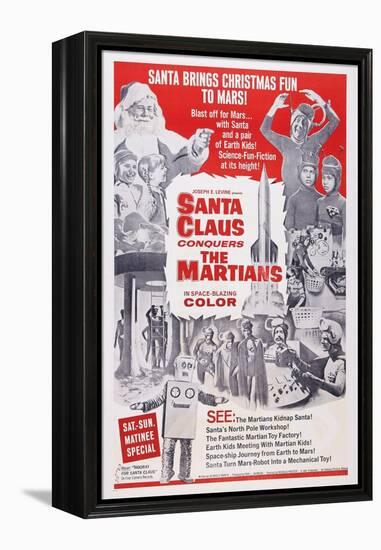 Santa Claus Conquers the Martians, 1964-null-Framed Stretched Canvas