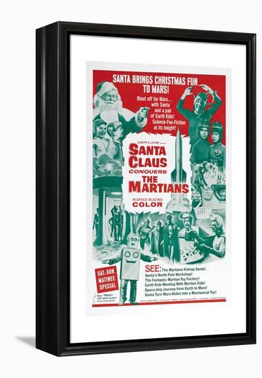 Santa Claus Conquers the Martians-null-Framed Stretched Canvas