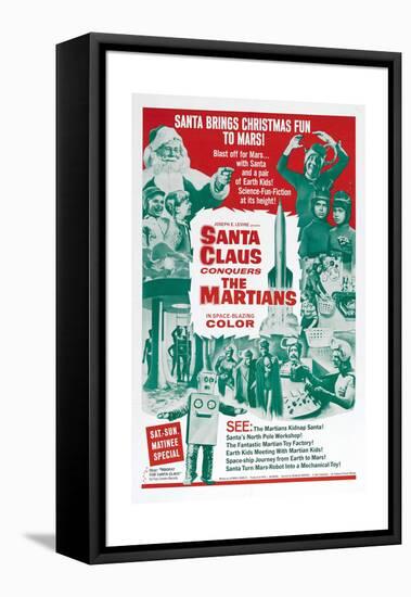 Santa Claus Conquers the Martians-null-Framed Stretched Canvas