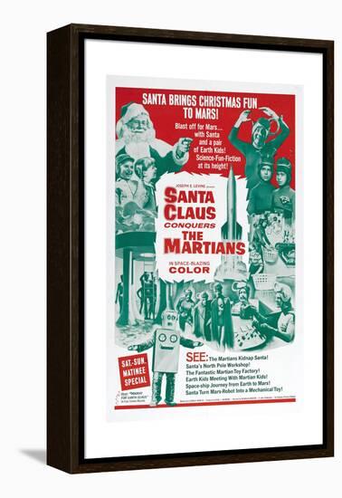 Santa Claus Conquers the Martians-null-Framed Stretched Canvas