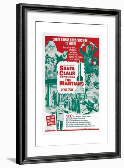 Santa Claus Conquers the Martians-null-Framed Art Print