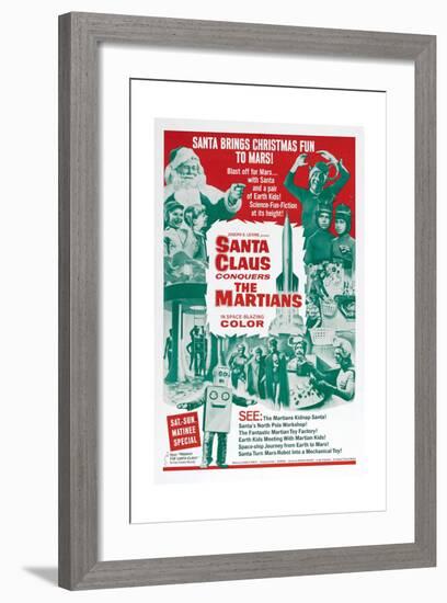 Santa Claus Conquers the Martians-null-Framed Art Print