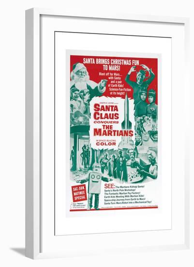 Santa Claus Conquers the Martians-null-Framed Art Print