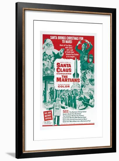 Santa Claus Conquers the Martians-null-Framed Art Print