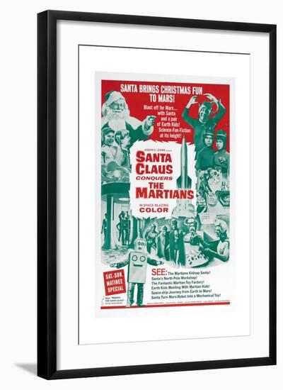 Santa Claus Conquers the Martians-null-Framed Art Print