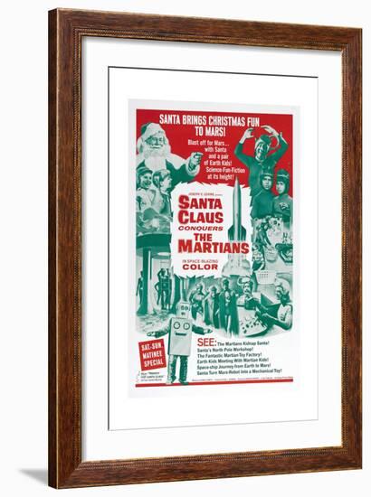 Santa Claus Conquers the Martians-null-Framed Art Print