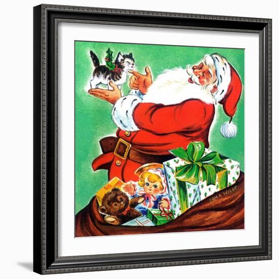 Santa Claus Is Coming to Town - Jack & Jill-Irma Wilde-Framed Giclee Print