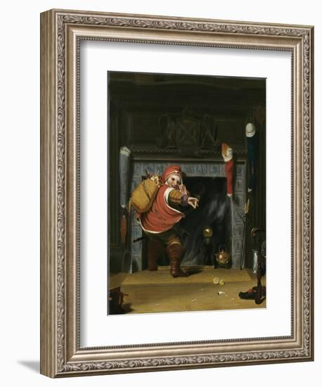 Santa Claus or St. Nicholas, 1837-Robert Walter Weir-Framed Giclee Print