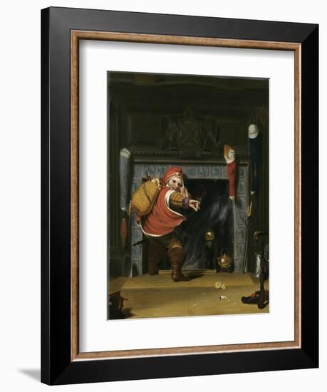 Santa Claus or St. Nicholas, 1837-Robert Walter Weir-Framed Giclee Print