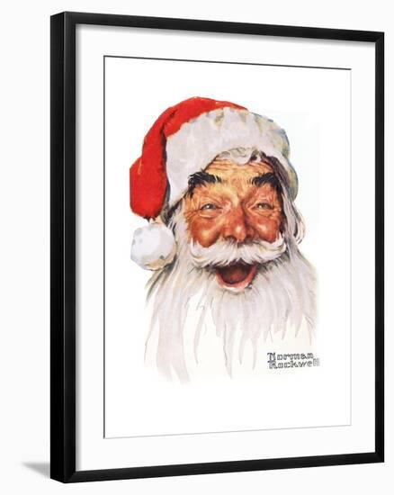 Santa Claus-Norman Rockwell-Framed Giclee Print