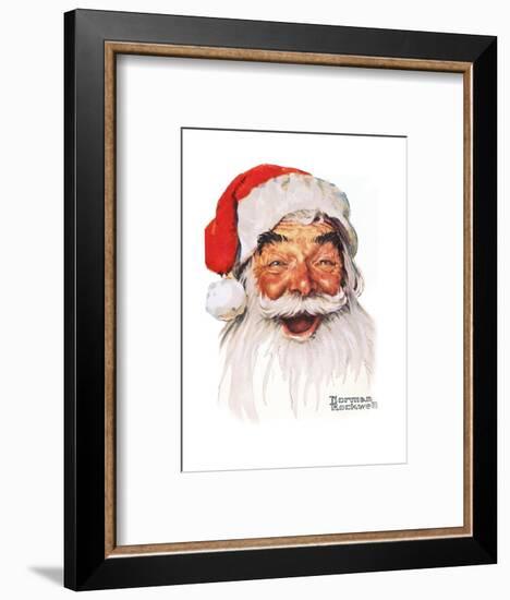 Santa Claus-Norman Rockwell-Framed Giclee Print