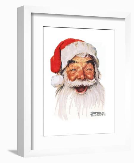 Santa Claus-Norman Rockwell-Framed Giclee Print