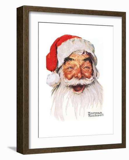 Santa Claus-Norman Rockwell-Framed Giclee Print