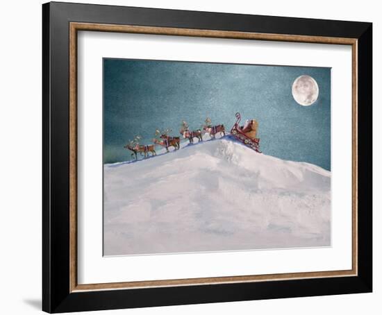 Santa Claus!-Nancy Tillman-Framed Art Print