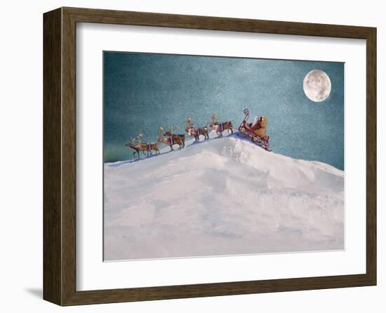 Santa Claus!-Nancy Tillman-Framed Art Print