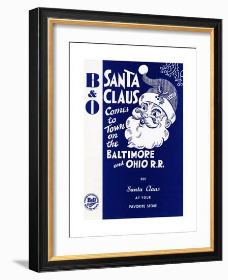 Santa Comes to Town-null-Framed Giclee Print