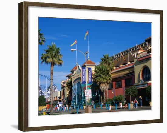 Santa Cruz Beach Boardwalk and Seaside Amusement Centre, Santa Cruz, California, USA-Stephen Saks-Framed Photographic Print