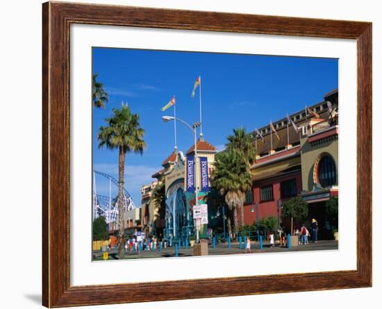 Santa Cruz Beach Boardwalk and Seaside Amusement Centre, Santa Cruz, California, USA-Stephen Saks-Framed Photographic Print