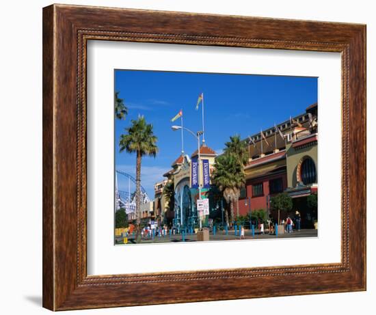 Santa Cruz Beach Boardwalk and Seaside Amusement Centre, Santa Cruz, California, USA-Stephen Saks-Framed Photographic Print