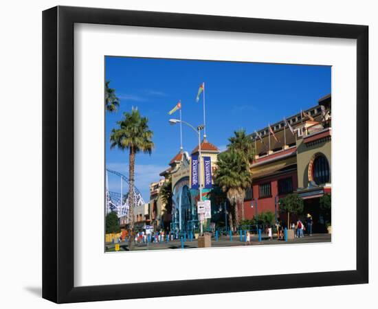 Santa Cruz Beach Boardwalk and Seaside Amusement Centre, Santa Cruz, California, USA-Stephen Saks-Framed Photographic Print