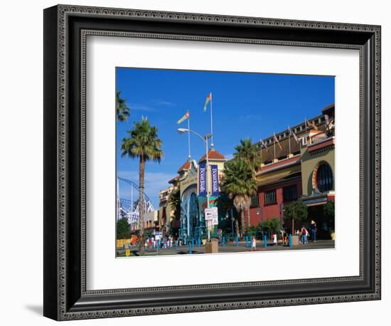 Santa Cruz Beach Boardwalk and Seaside Amusement Centre, Santa Cruz, California, USA-Stephen Saks-Framed Photographic Print