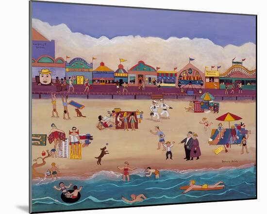 Santa Cruz Boardwalk-Barbara Olsen-Mounted Giclee Print