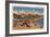 Santa Cruz, CA - Sunbathers & Swimmers on Boardwalk & Beach-Lantern Press-Framed Art Print