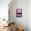 Santa Cruz, California - Beach Boardwalk and Moon at Twilight-Lantern Press-Framed Stretched Canvas displayed on a wall