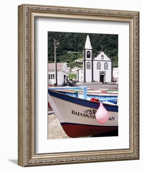 Santa Cruz Church, Ribeiras, Island of Pico, Azores, Portugal, Atlantic-Ken Gillham-Framed Photographic Print