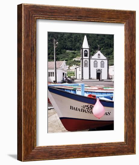 Santa Cruz Church, Ribeiras, Island of Pico, Azores, Portugal, Atlantic-Ken Gillham-Framed Photographic Print