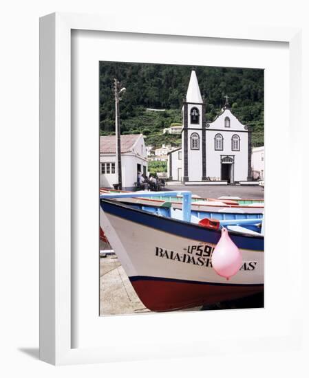 Santa Cruz Church, Ribeiras, Island of Pico, Azores, Portugal, Atlantic-Ken Gillham-Framed Photographic Print