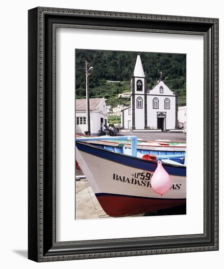 Santa Cruz Church, Ribeiras, Island of Pico, Azores, Portugal, Atlantic-Ken Gillham-Framed Photographic Print