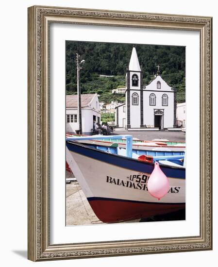 Santa Cruz Church, Ribeiras, Island of Pico, Azores, Portugal, Atlantic-Ken Gillham-Framed Photographic Print