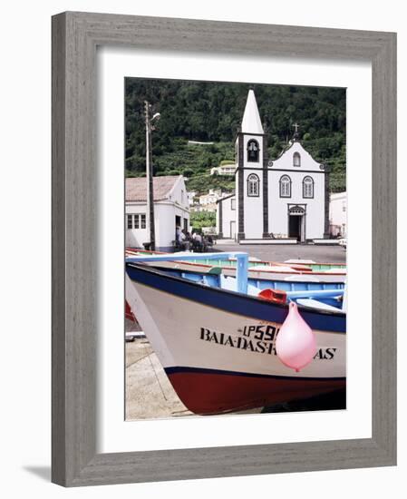 Santa Cruz Church, Ribeiras, Island of Pico, Azores, Portugal, Atlantic-Ken Gillham-Framed Photographic Print