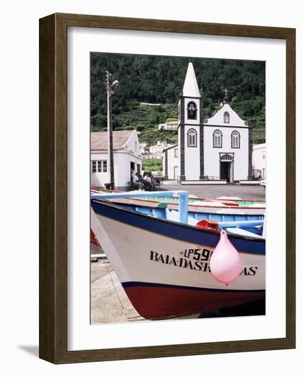 Santa Cruz Church, Ribeiras, Island of Pico, Azores, Portugal, Atlantic-Ken Gillham-Framed Photographic Print