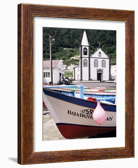 Santa Cruz Church, Ribeiras, Island of Pico, Azores, Portugal, Atlantic-Ken Gillham-Framed Photographic Print