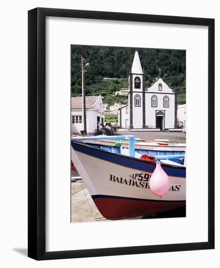 Santa Cruz Church, Ribeiras, Island of Pico, Azores, Portugal, Atlantic-Ken Gillham-Framed Photographic Print