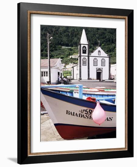 Santa Cruz Church, Ribeiras, Island of Pico, Azores, Portugal, Atlantic-Ken Gillham-Framed Photographic Print