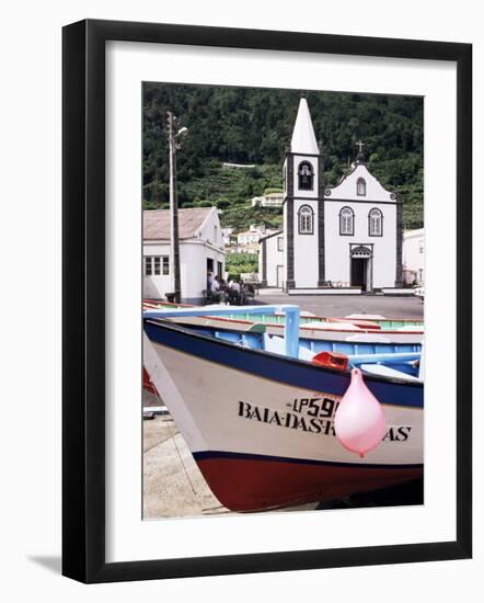 Santa Cruz Church, Ribeiras, Island of Pico, Azores, Portugal, Atlantic-Ken Gillham-Framed Photographic Print