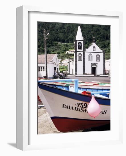 Santa Cruz Church, Ribeiras, Island of Pico, Azores, Portugal, Atlantic-Ken Gillham-Framed Photographic Print