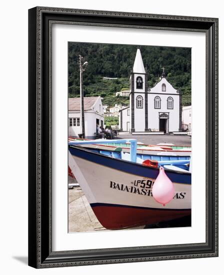 Santa Cruz Church, Ribeiras, Island of Pico, Azores, Portugal, Atlantic-Ken Gillham-Framed Photographic Print